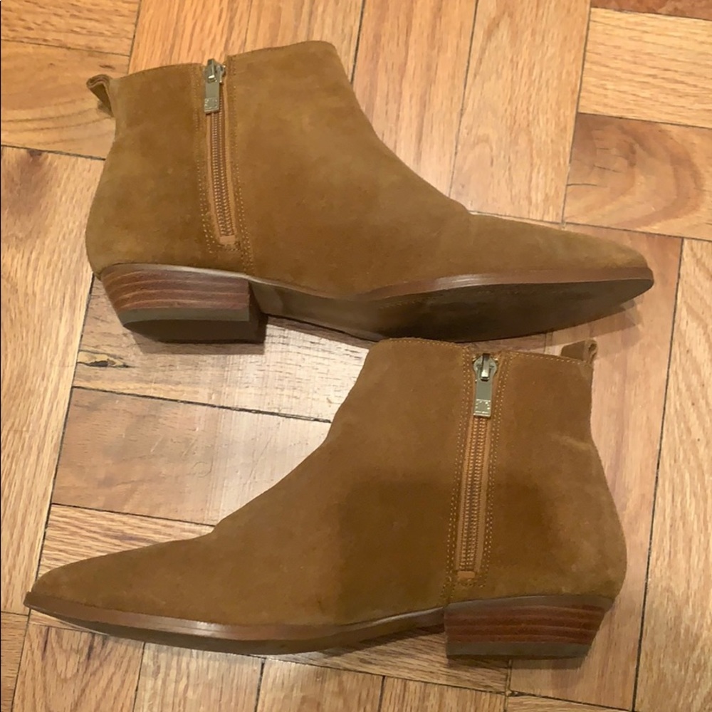 Ivanka Trump tan booties. Perfect condition